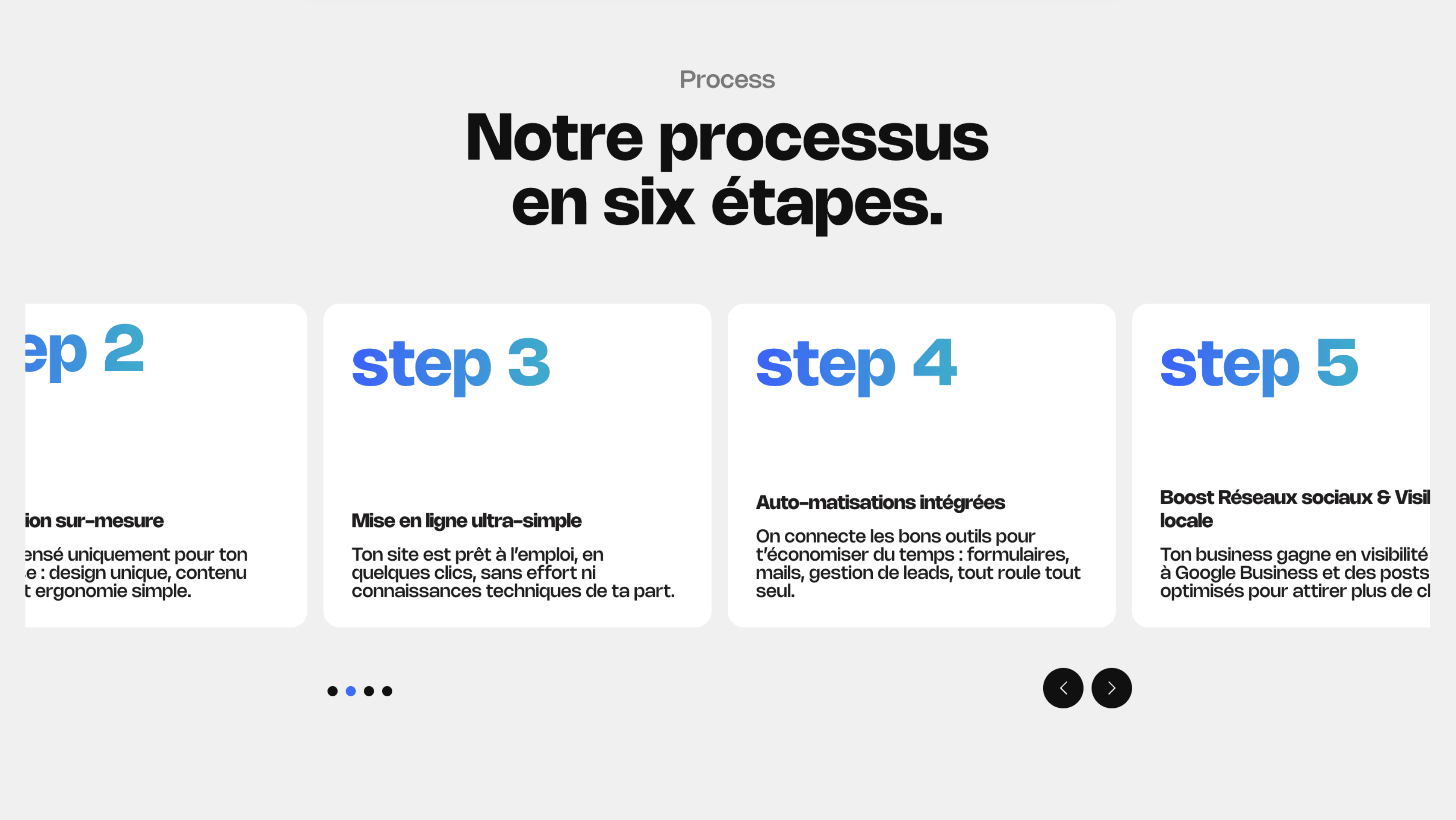 a screenshot of light's website